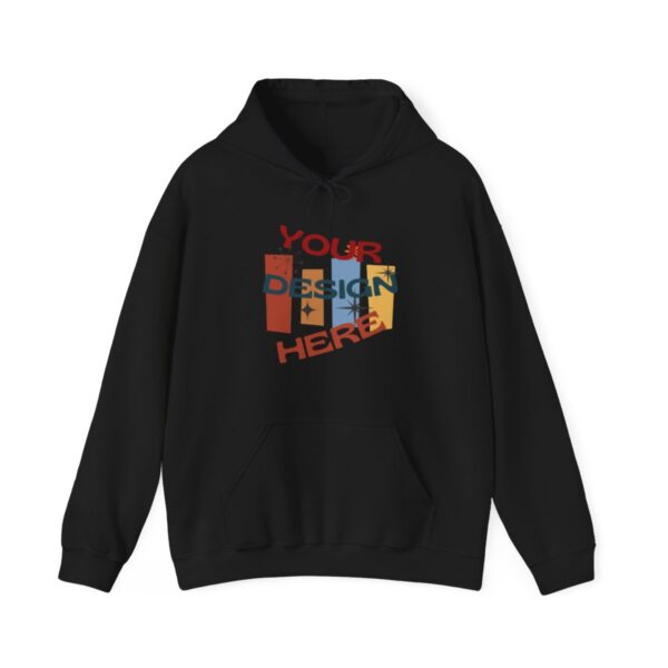 Custom Design Name Hoodie, Personalised Sweater, Customised Unisex Jumper, Custom Photo on Hooded Sweatshirt - Image 3