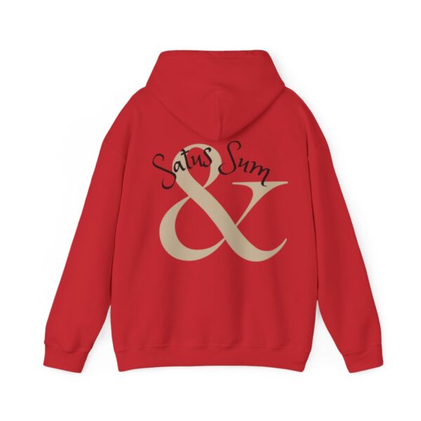 Satus Sum Hoodie, Latin Phrases, Inspirational Quote, Urban streetwear, Pop Culture, Streetwear Hoodie, Gift For Him, Gift For Her - Image 3