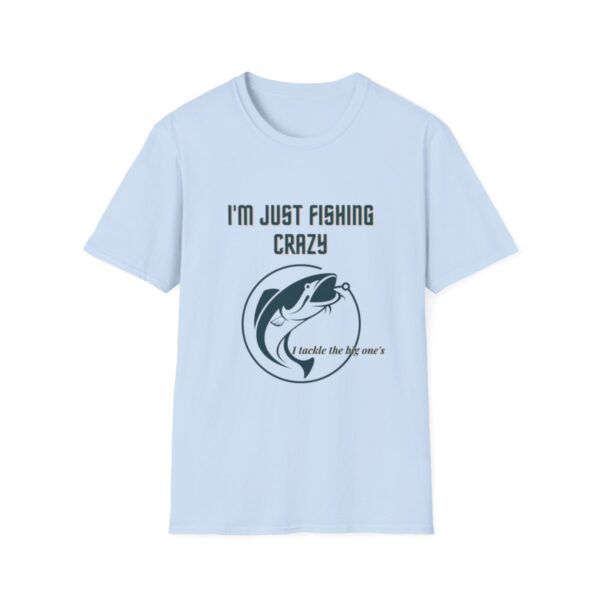 Fisherman's Tshirt, Crazy About Fishing Tee, Fishing gift, Gift For Him, Fishing Shirt, Fly Fishing T-shirt - Image 5