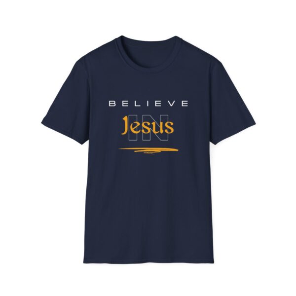 Christian Tshirt, Jesus Tee,  Believe in Jesus message, inspirational shirt, The Cross, Fathers Day Gift, Gift For Her, Gift For Him - Image 7