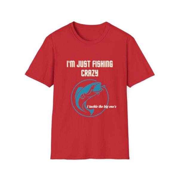 Fisherman's Tshirt, Crazy About Fishing Tee, Fishing gift, Gift For Him, Fishing Shirt, Fly Fishing T-shirt - Image 7
