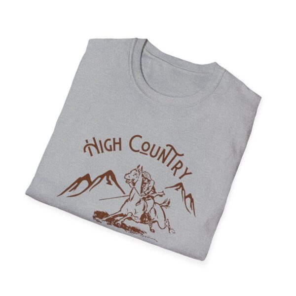 High Country Horseman Tshirt, Horse Shirt, High Plains Horses Tee, Horse Sports, Unisex Softstyle - Image 8