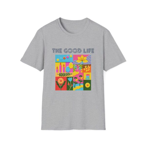 The Good Life Tshirt, The Good Life Tee, Flowers Tee, Supportive Shirt, Inspirational Tshirt, Gift For Her, Garden Tee, Wildflowers Tshirt - Image 4