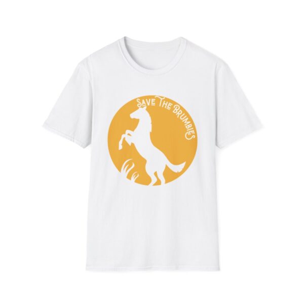 Save The Brumbies Tshirt, Horse Shirt, High Country Horses Tee, Horse Sports, Unisex Softstyle - Image 5