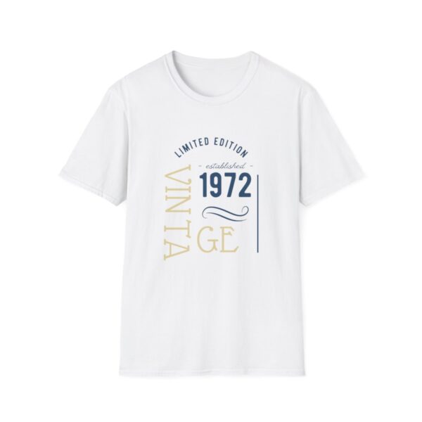 Vintage Classic Tshirt, Vintage Tee, Gift For Him, Vintage Shirt, 1972 T-Shirt, Old Style T-shirt, Limited Edition, Vintage Print - Image 4