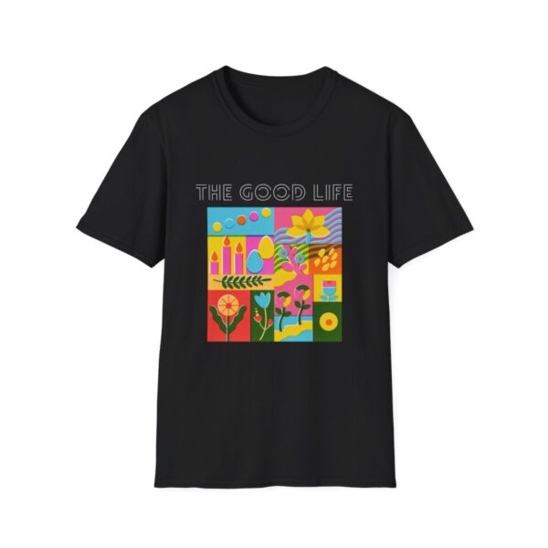 The Good Life Tshirt, The Good Life Tee, Flowers Tee, Supportive Shirt, Inspirational Tshirt, Gift For Her, Garden Tee, Wildflowers Tshirt - Image 2