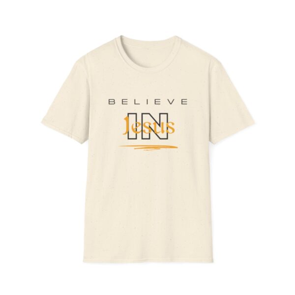 Christian Tshirt, Jesus Tee,  Believe in Jesus message, inspirational shirt, The Cross, Fathers Day Gift, Gift For Her, Gift For Him - Image 6