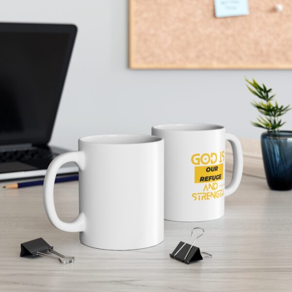 Christian Ceramic Coffee Mugs and Cups, God Is Our Refuge And Strength, Coffee Lover, Christianity, Jesus Christ, Religion Cup, Gift For Her - Image 5