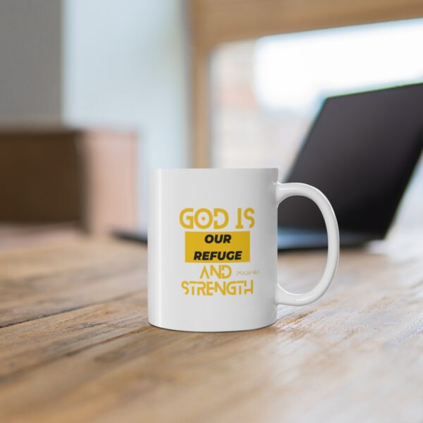 Christian Ceramic Coffee Mugs and Cups, God Is Our Refuge And Strength, Coffee Lover, Christianity, Jesus Christ, Religion Cup, Gift For Her - Image 6
