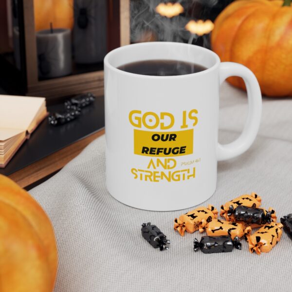 Christian Ceramic Coffee Mugs and Cups, God Is Our Refuge And Strength, Coffee Lover, Christianity, Jesus Christ, Religion Cup, Gift For Her - Image 7