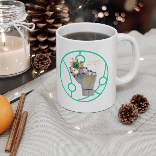 AI Ceramic Coffee Mugs and Cups, Artificial Intelligence, Coffee Lover, AI Image, Dad Coffee Mug, Gift For Him, Gift For Her