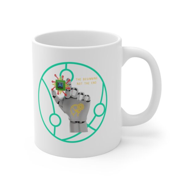 AI Ceramic Coffee Mugs and Cups, Artificial Intelligence, Coffee Lover, AI Image, Dad Coffee Mug, Gift For Him, Gift For Her - Image 4