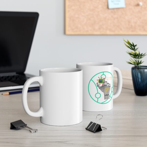 AI Ceramic Coffee Mugs and Cups, Artificial Intelligence, Coffee Lover, AI Image, Dad Coffee Mug, Gift For Him, Gift For Her - Image 5