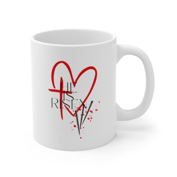 Christian Ceramic Coffee Mugs and Cups, He Is Risen, Coffee Lover, Christianity, Jesus Christ, Religion Cup
