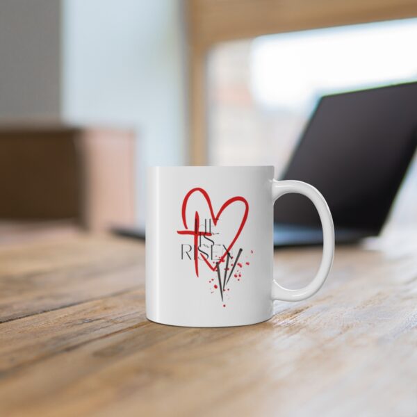 Christian Ceramic Coffee Mugs and Cups, He Is Risen, Coffee Lover, Christianity, Jesus Christ, Religion Cup - Image 6