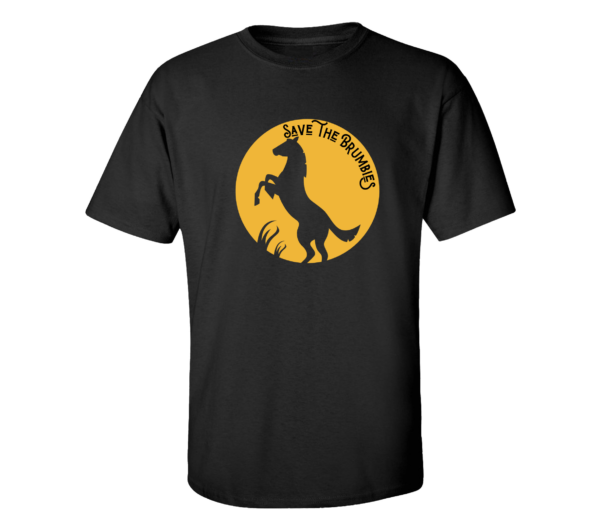 Save The Brumbies Tshirt, Horse Shirt, High Country Horses Tee, Horse Sports, Unisex Softstyle