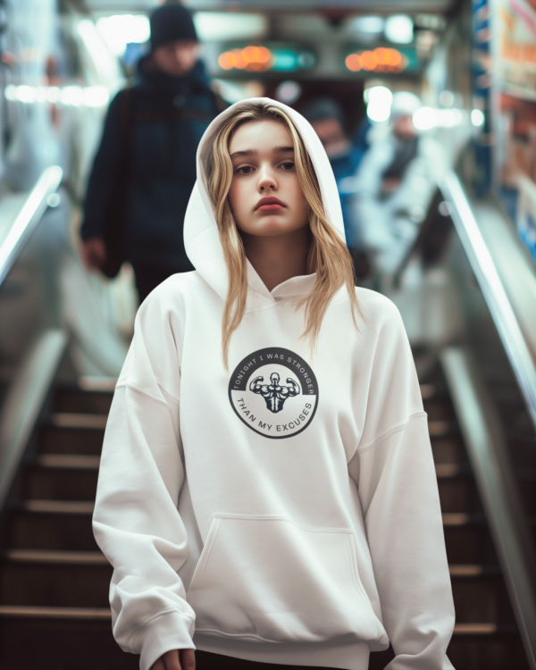 Gym Hoodie, Gym Rat Sweatshirt, Exercise Jumper, Funny Apparel, Workout Pullover - Image 2