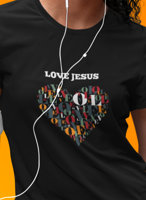 Christian Tshirt and Tee, With Love Jesus Message, Christian Inspirational Gift T-shirt, The Truth Will Set You Free