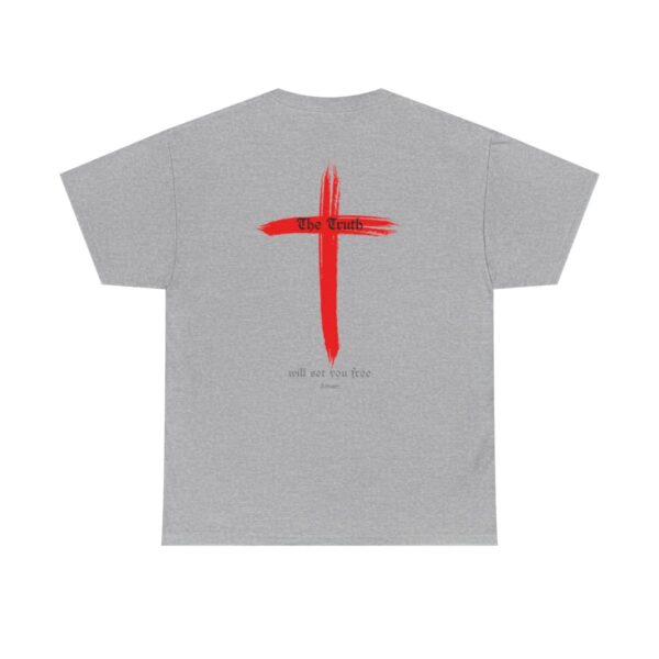 The Cross Tshirt, The Truth Will Set You Free, Christian shirt, Christianity Tee, Christian Inspirational, Gift For Her, Jesus Is Lord - Image 6