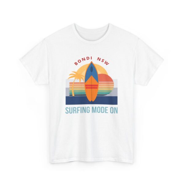 Bondi Beach Surfing T Shirt, Summer Surf Gift, Surfboard Tee, Beach Vibes, Sydney Australia Beaches - Image 4