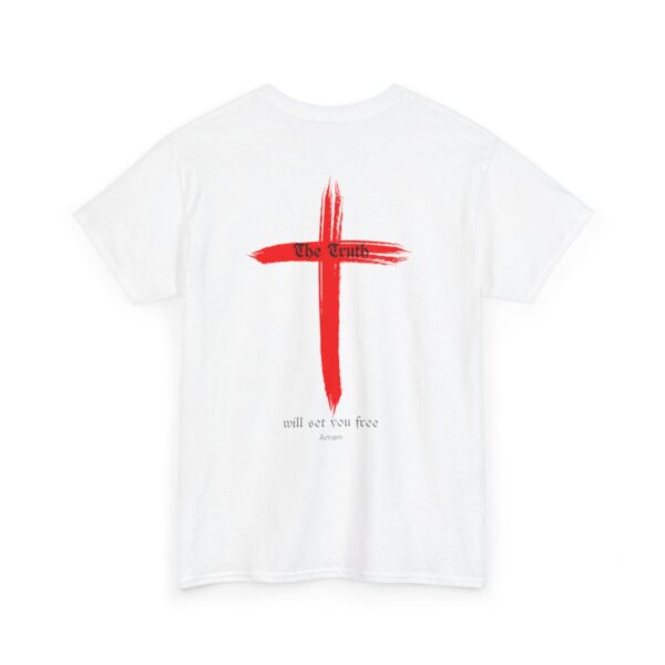 The Cross Tshirt, The Truth Will Set You Free, Christian shirt, Christianity Tee, Christian Inspirational, Gift For Her, Jesus Is Lord - Image 2