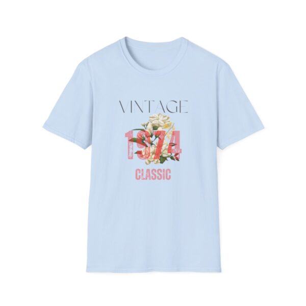 Vintage Tee, Classic Vintage Tshirt, Gift For Him, Vintage Shirt, 1974 T-Shirt, Old Style T-shirt, Limited Edition, Vintage Print - Image 5