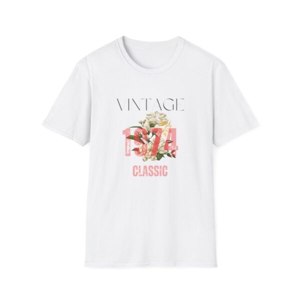 Vintage Tee, Classic Vintage Tshirt, Gift For Him, Vintage Shirt, 1974 T-Shirt, Old Style T-shirt, Limited Edition, Vintage Print - Image 3