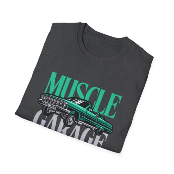 Muscle Garage, Classic Vintage Tshirt, Collectable, Old Car Tee, Gift For Him, Vintage Automobile, Street Racer T-Shirt, Fast Cars, Hot Rods - Image 5