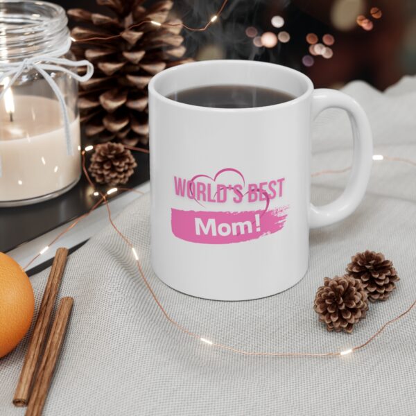 Best Mum Ceramic Coffee Mug, Mother's Day Gift, Mom Cup, World's Best Coffee Cup, Gift For Her - Image 2