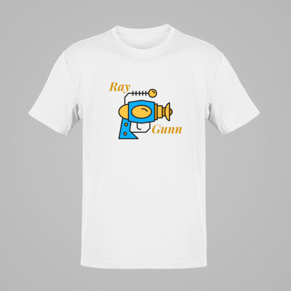 Ray Gunn Tshirt, Space Laser Gun Tee, Outer Space T-shirt, Gift For Him, Cartoon Shirts