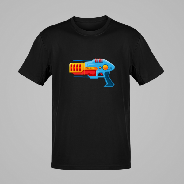 Outer Space Tee, Raygun Tshirt, Space  Laser Gun T-shirt, Gift For Him, Cartoon Shirts - Image 2