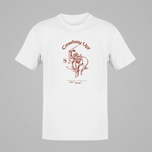 Cowboy Up!, High Country Horseman Tshirt, Rodeo Horses Shirt, Bucking Horse Tee, Horse Sports, Unisex Softstyle