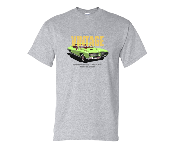 Classic Vintage Car Tshirt, Collectable Old Car Tee, Gift For Him, Vintage Automobiles, Street Racer T-Shirt, Fast Cars, Hot Rods - Image 3