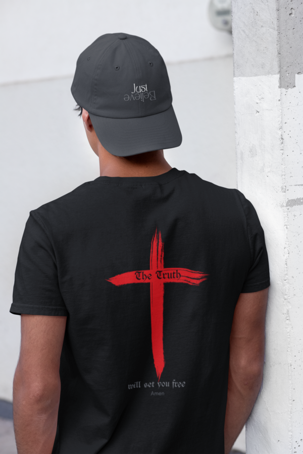 The Cross Tshirt, The Truth Will Set You Free, Christian shirt, Christianity Tee, Christian Inspirational, Gift For Her, Jesus Is Lord - Image 8