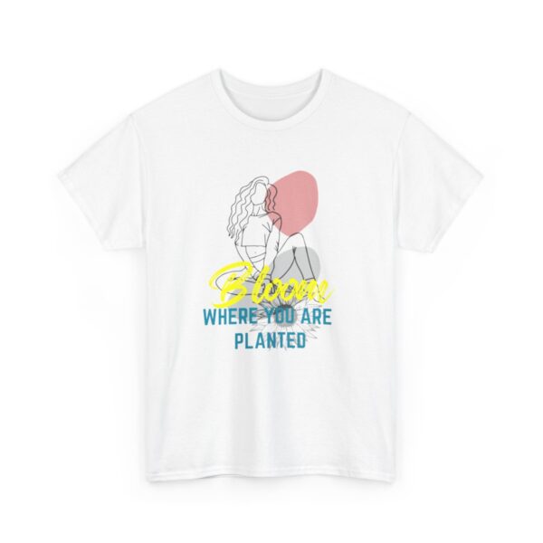 Bloom, Garden Flower Tshirt, Floral Gift, Flowered Tee, Gardening Shirt, Wildflower T-shirt, Gift For Her - Image 3