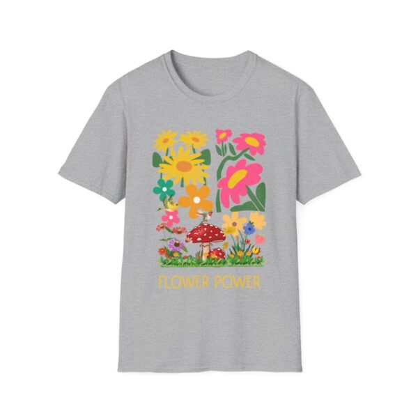 Flower Tshirt, Floral Gift, Sunflower Tee, Birds Shirt, Flowers Tshirt, Gift For Her, Gardening T-shirt - Image 8