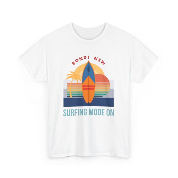 Bondi Beach T Shirt, Summer Surfing Gift, Surfboard Tee, Beach Surf Vibes, Sydney Australia Beaches - Image 2