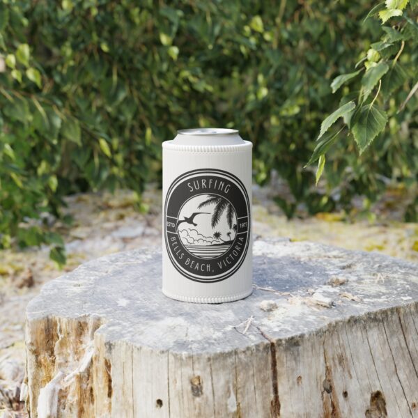 Stubby Cooler, Bells Beach Surfing, Surf Beach Furkan, White Stubby Holder, Gift For Him, Gift For Her, Father's Day Gift - Image 7