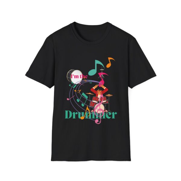 Drums Music Tshirt, I'm The Drummer Shirt, Drum Tee, Rock T-shirt, Drumming Tshirt - Image 3
