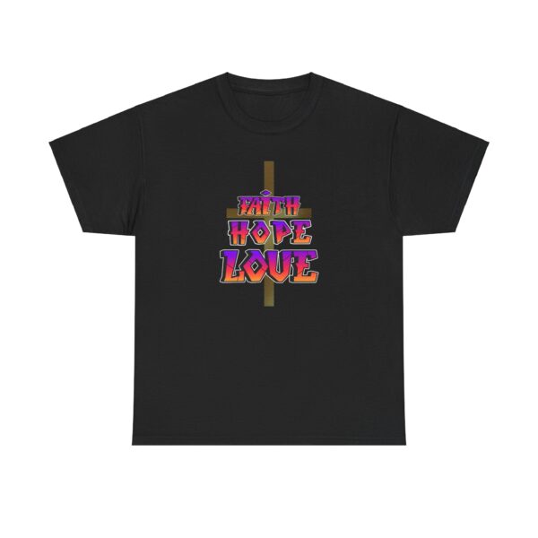 Copy of Faith Hope Love, The Cross Tshirt, Christian shirt, Christianity Tee, Christian Inspirational, Gift For Her, Gift For Him, - Image 5
