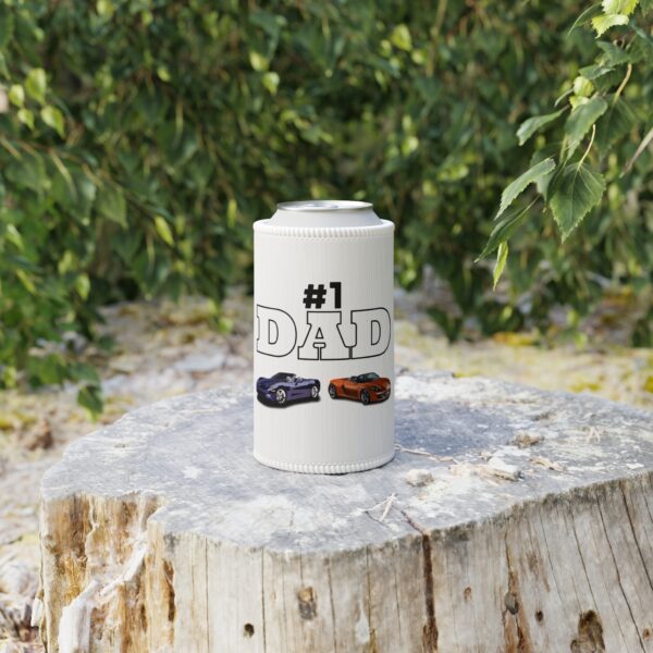 Stubby Cooler, #1 DAD Furkan, White Stubby Holder, Gift For Him, Gift For Her, Father's Day Gift - Image 6