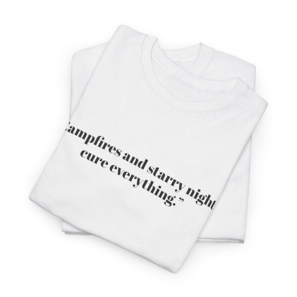 Campfires Starry Nights Unisex Tee - Image 3